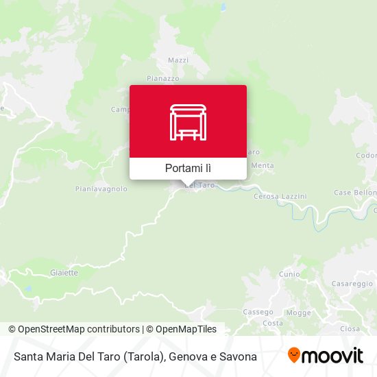 Mappa Santa Maria Del Taro (Tarola)