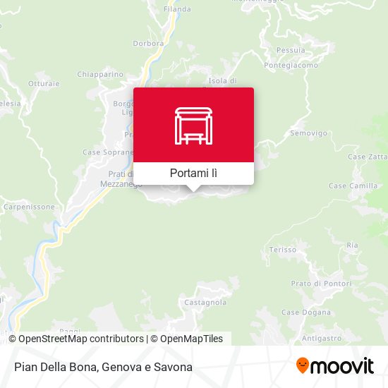 Mappa Pian Della Bona