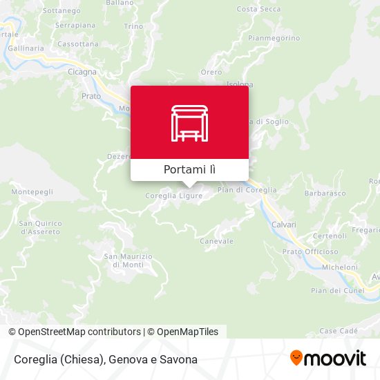 Mappa Coreglia (Chiesa)