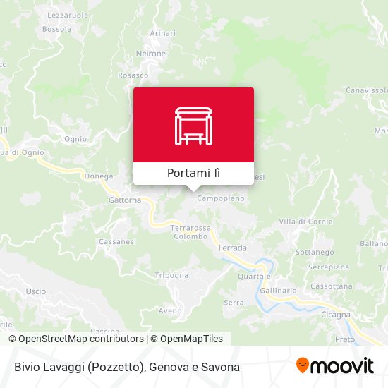 Mappa Bivio Lavaggi (Pozzetto)