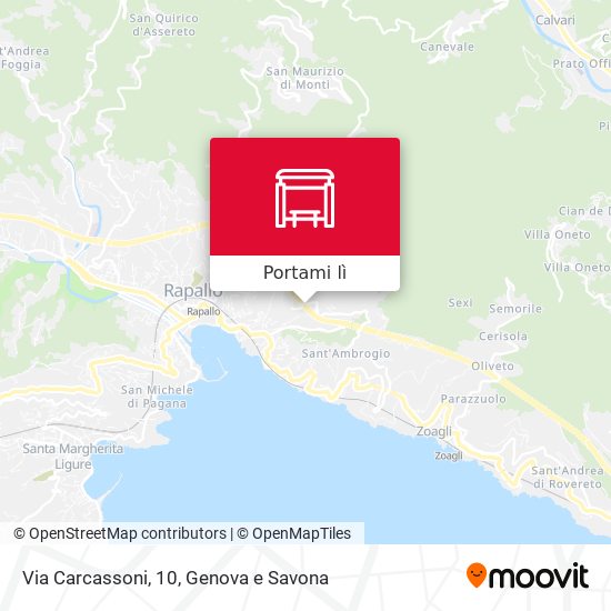 Mappa Via Carcassoni, 10