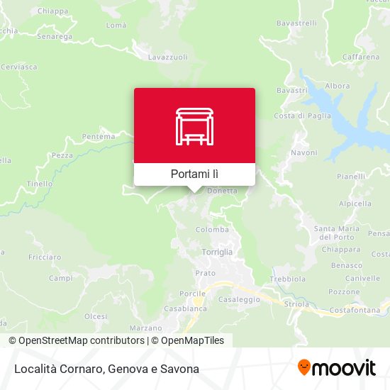 Mappa Località Cornaro