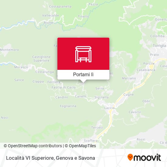 Mappa Località VI Superiore