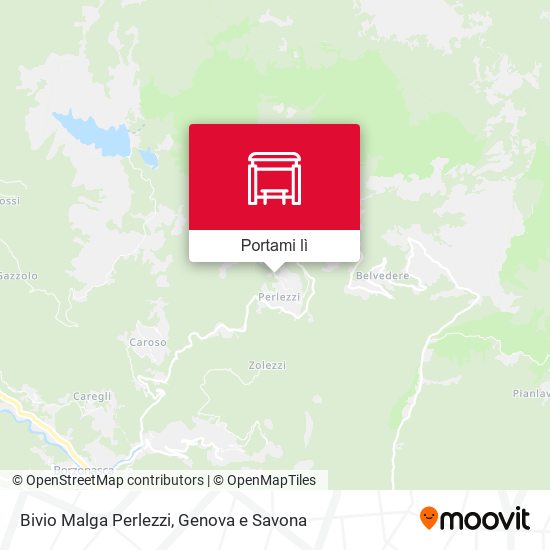 Mappa Bivio Malga Perlezzi