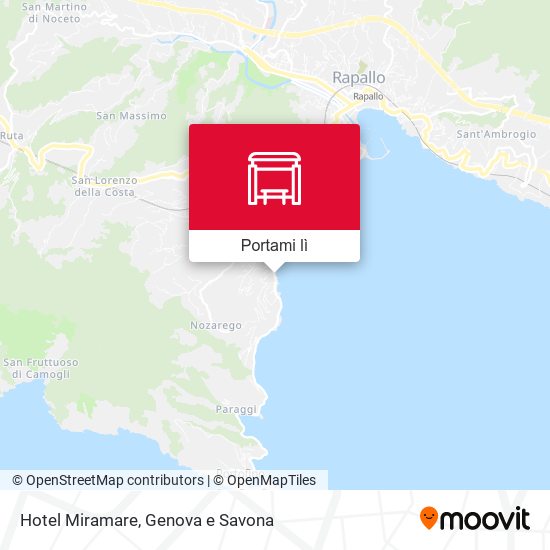 Mappa Hotel Miramare