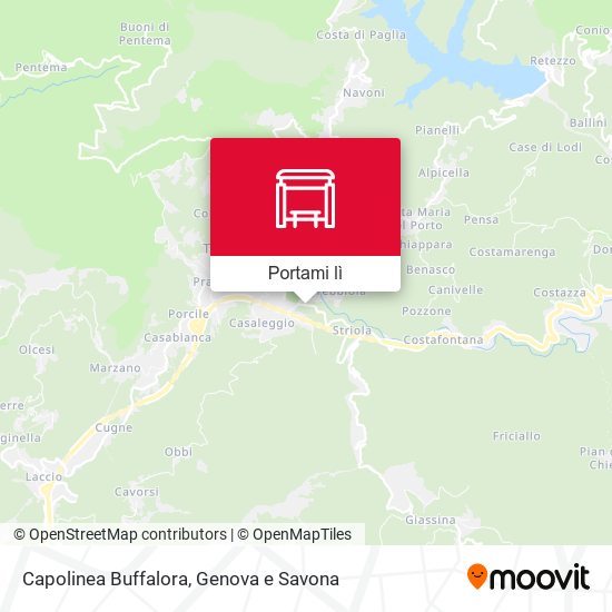 Mappa Capolinea Buffalora
