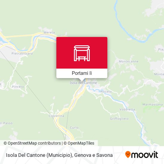 Mappa Isola Del Cantone (Municipio)
