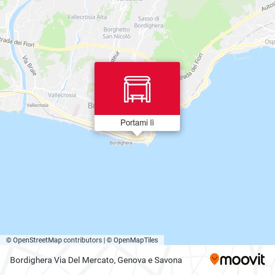 Mappa Bordighera Via Del Mercato