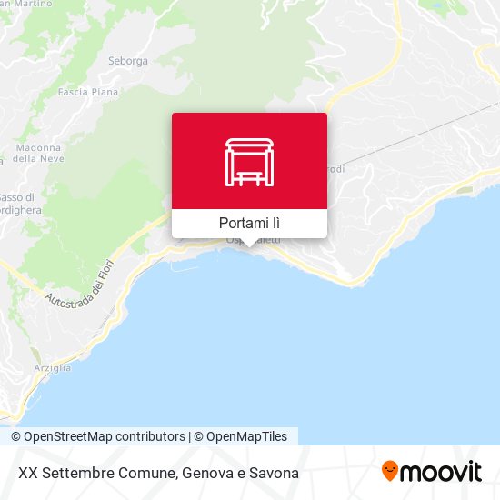Mappa XX Settembre Comune
