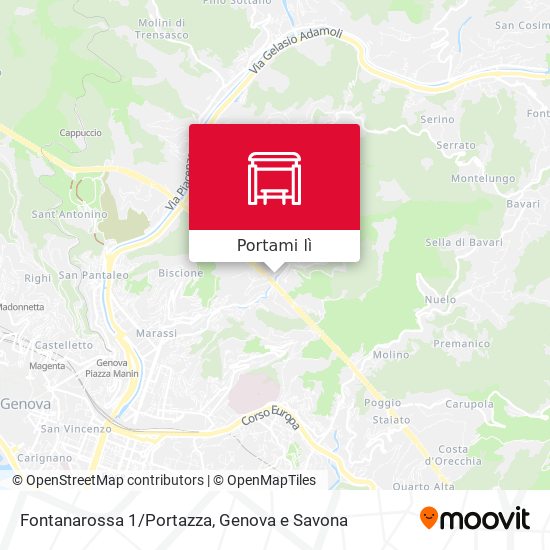 Mappa Fontanarossa 1/Portazza