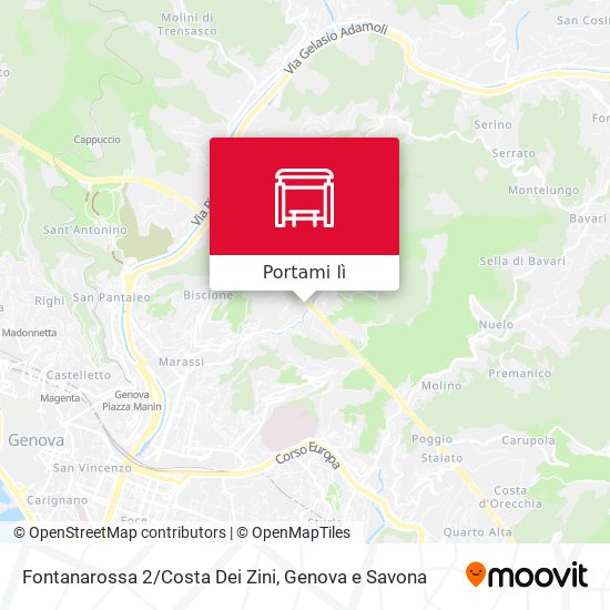 Mappa Fontanarossa 2/Costa Dei Zini