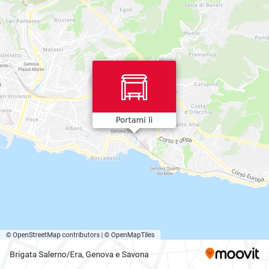 Mappa Brigata Salerno/Era