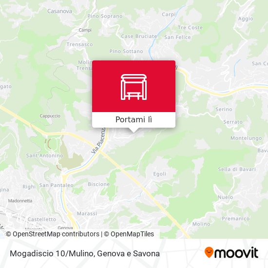 Mappa Mogadiscio 10/Mulino