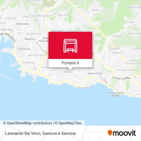 Mappa Leonardo Da Vinci