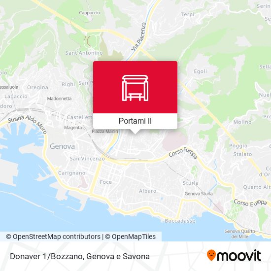 Mappa Donaver 1/Bozzano