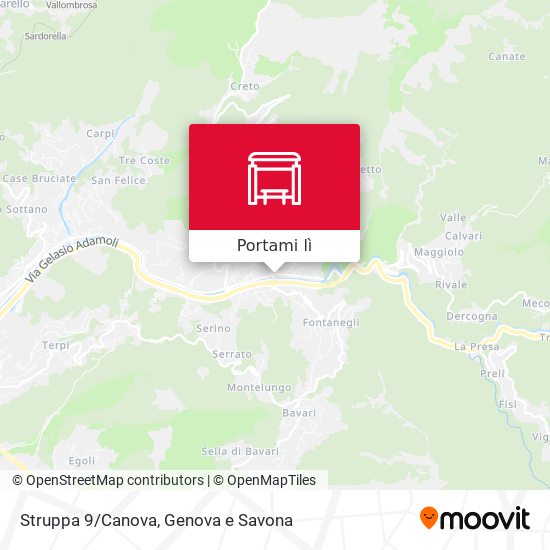 Mappa Struppa 9/Canova