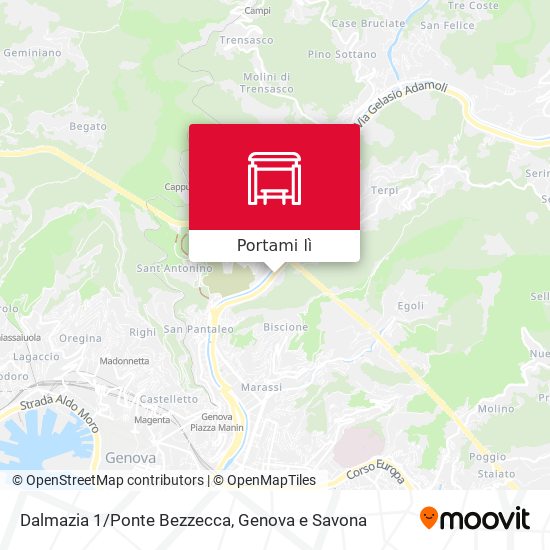 Mappa Dalmazia 1/Ponte Bezzecca