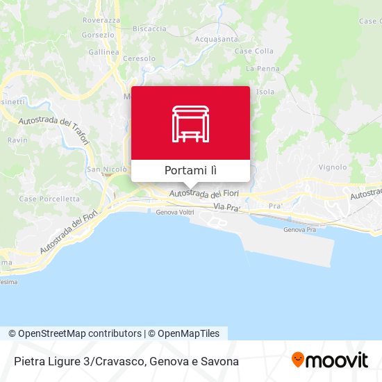 Mappa Pietra Ligure 3/Cravasco