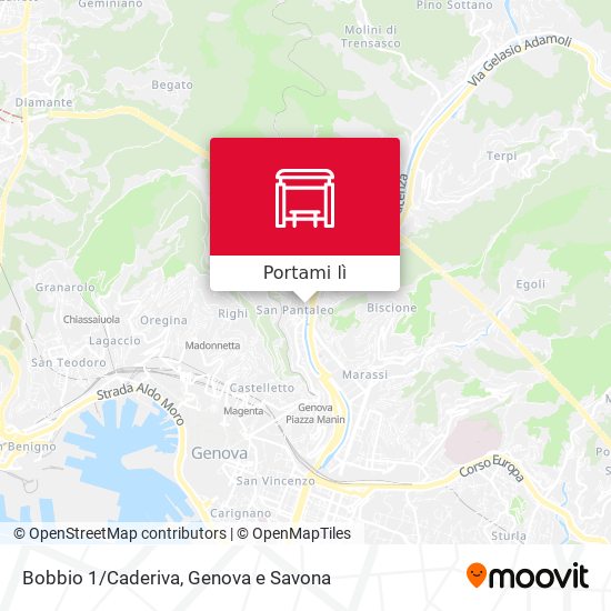 Mappa Bobbio 1/Caderiva