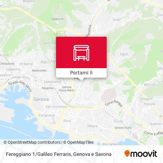 Mappa Fereggiano 1/Galileo Ferraris