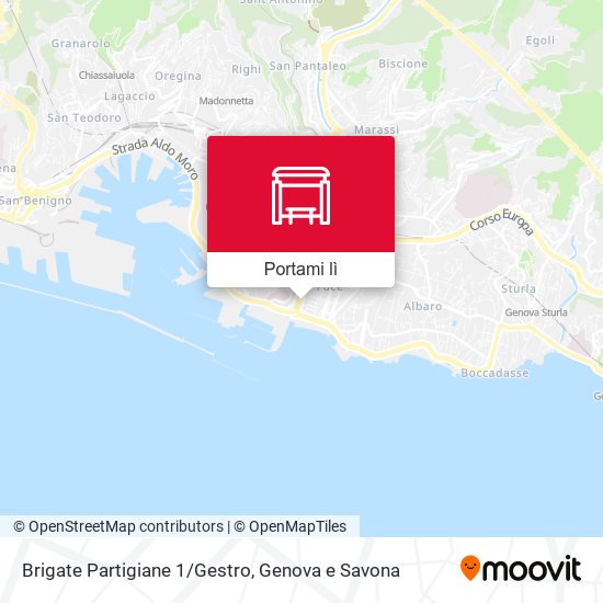 Mappa Brigate Partigiane 1/Gestro