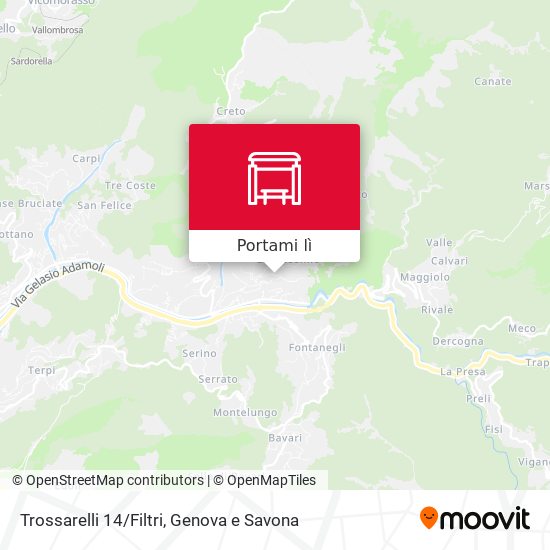 Mappa Trossarelli 14/Filtri