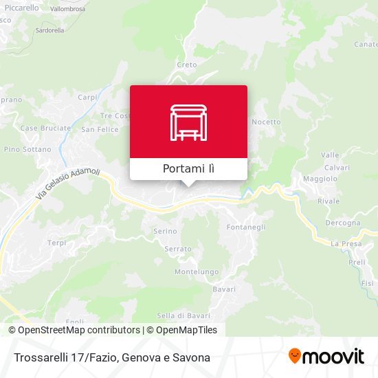 Mappa Trossarelli 17/Fazio