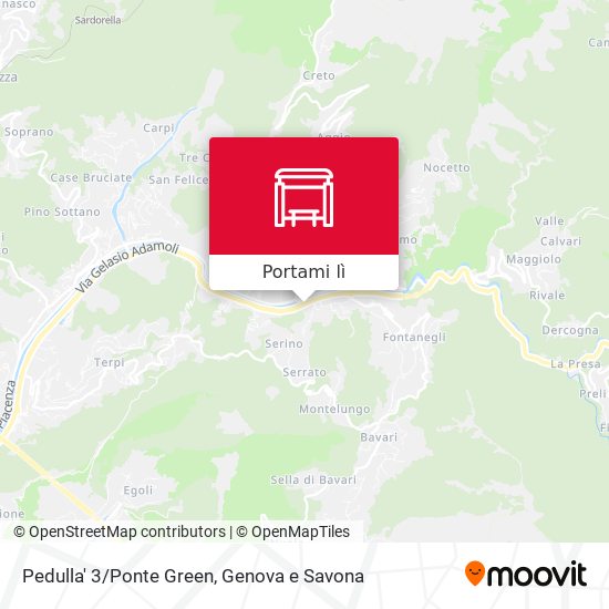 Mappa Pedulla' 3/Ponte Green