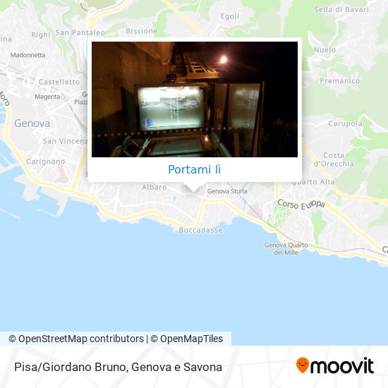 Mappa Pisa/Giordano Bruno