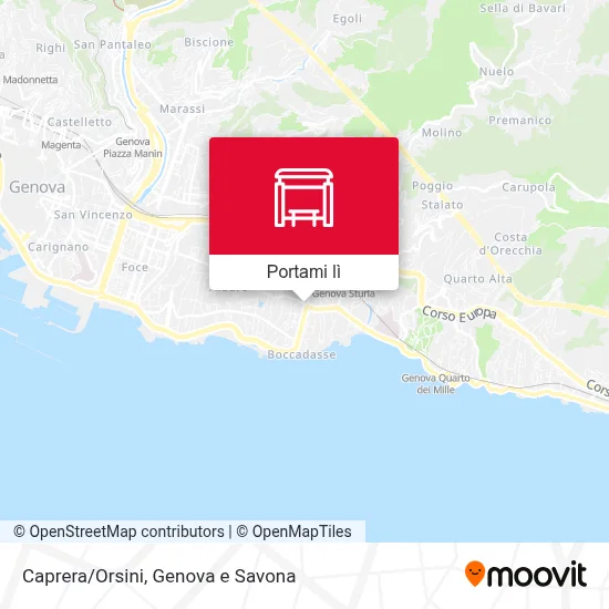 Mappa Caprera/Orsini