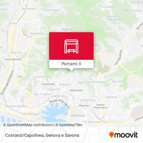 Mappa Costanzi/Capolinea