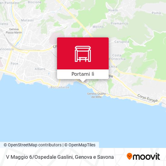 Mappa V Maggio 6/Ospedale Gaslini