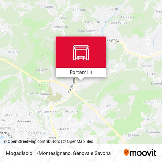 Mappa Mogadiscio 1/Montesignano