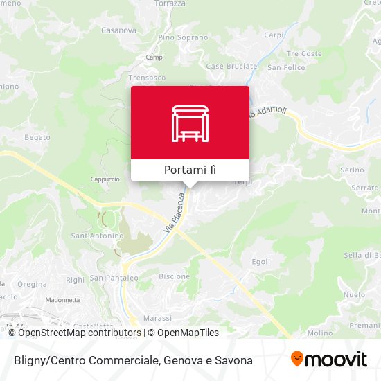 Mappa Bligny/Centro Commerciale