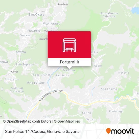 Mappa San Felice 11/Cadeia