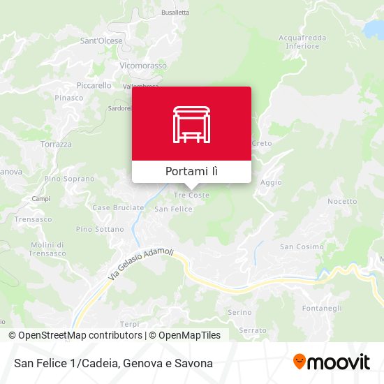 Mappa San Felice 1/Cadeia
