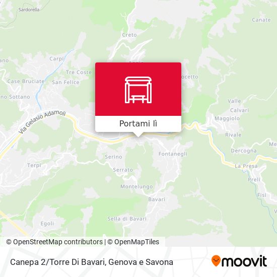 Mappa Canepa 2/Torre Di Bavari