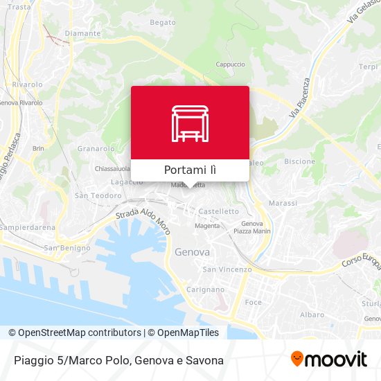 Mappa Piaggio 5/Marco Polo