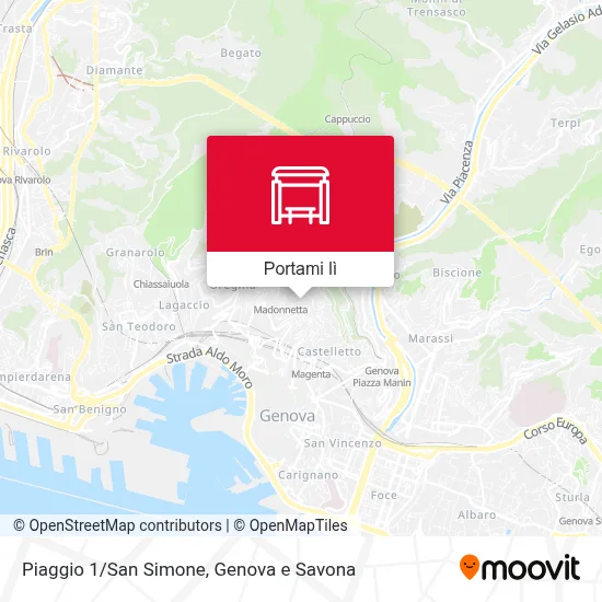 Mappa Piaggio 1/San Simone