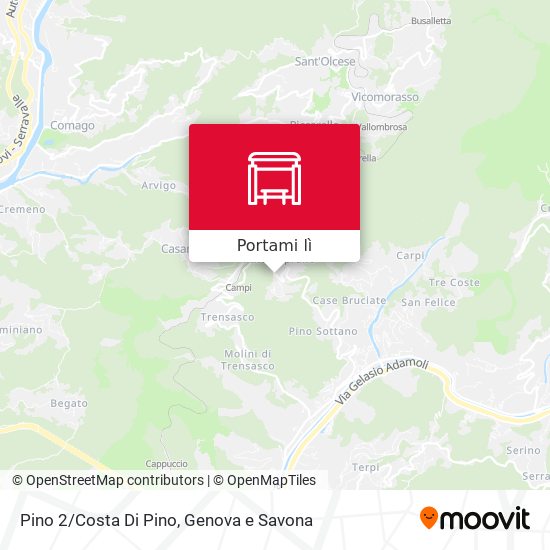 Mappa Pino 2/Costa Di Pino