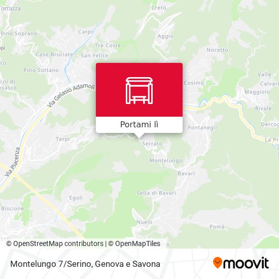 Mappa Montelungo 7/Serino