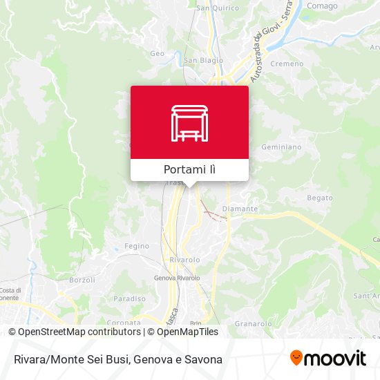 Mappa Rivara/Monte Sei Busi