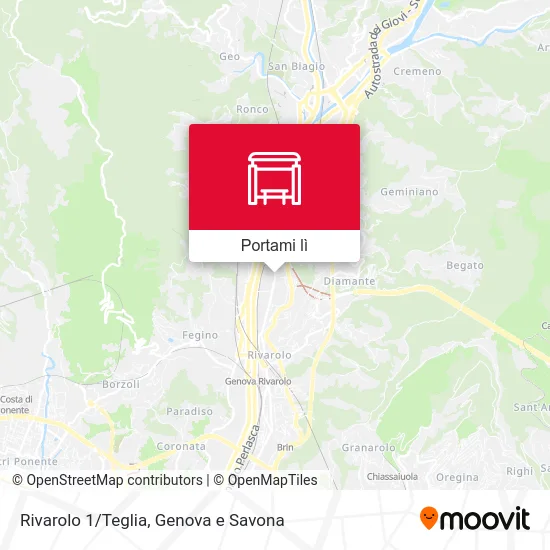 Mappa Rivarolo 1/Teglia