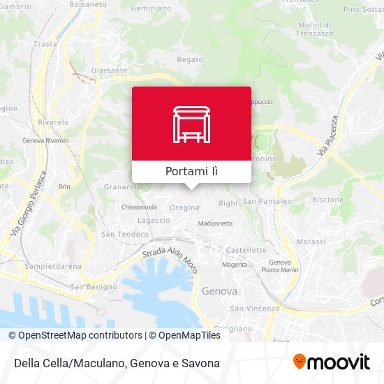 Mappa Della Cella/Maculano