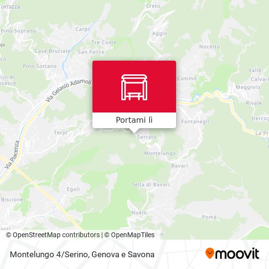 Mappa Montelungo 4/Serino