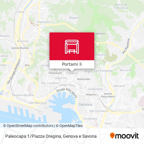Mappa Paleocapa 1/Piazza Oregina
