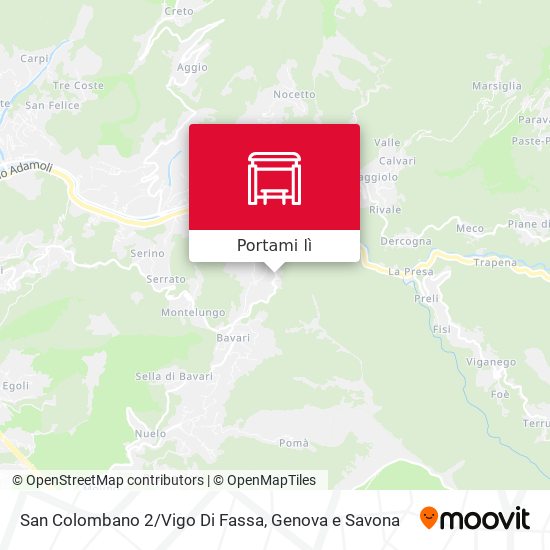 Mappa San Colombano 2/Vigo Di Fassa
