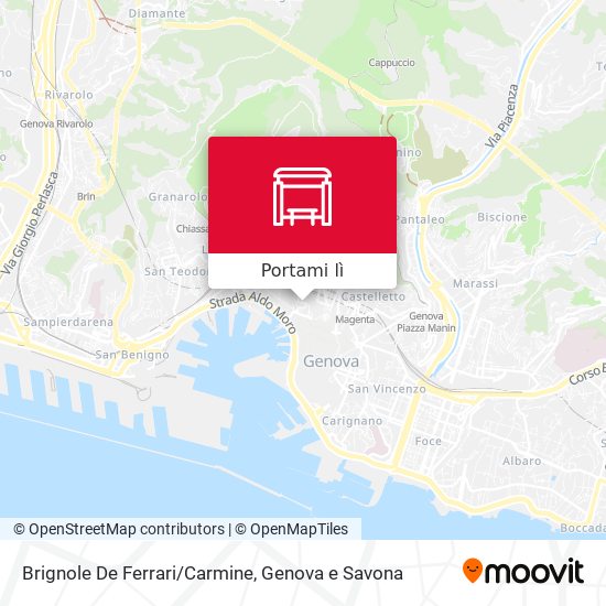 Mappa Brignole De Ferrari/Carmine