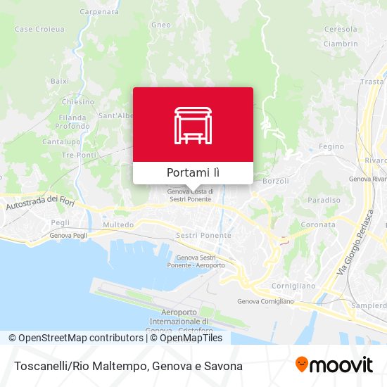 Mappa Toscanelli/Rio Maltempo