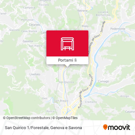 Mappa San Quirico 1/Forestale